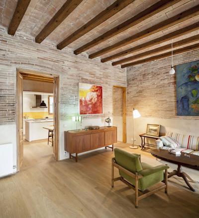 Régi és modern - nappali ötlet