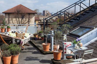 Művészlakás - erkély / terasz ötlet
