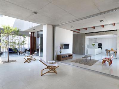 Belső kert a lakásban - belső továbbiak ötlet, modern stílusban