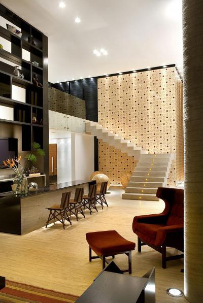 Látványos részletek - nappali ötlet, modern stílusban