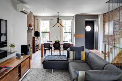 Otthonos belső tér - nappali ötlet, modern stílusban