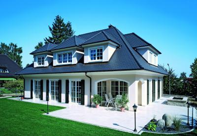 CREATON KLASSIK kerámia tetőcserép NUANCE barna engóbozott - tető ötlet, modern stílusban