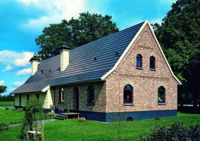 CREATON PREMION kerámia tetőcserép NUANCE matt fekete engóbozott - tető ötlet