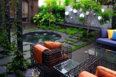 Kerti bútorok - kert / udvar ötlet, modern stílusban
