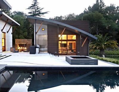 Medence - medence / jakuzzi ötlet, modern stílusban