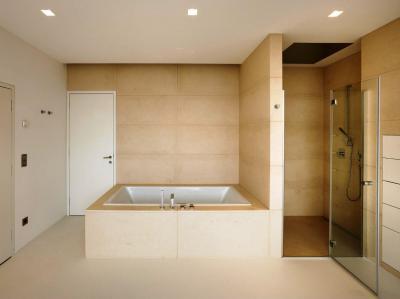 Modern fürdő - fürdő / WC ötlet, modern stílusban