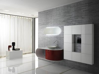 Modern fürdő - fürdő / WC ötlet, modern stílusban