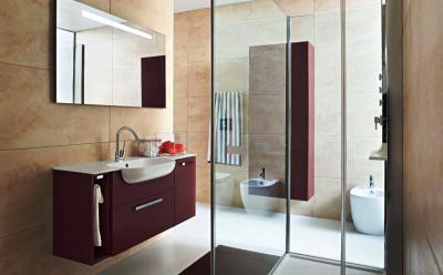 Modern fürdő - fürdő / WC ötlet, modern stílusban