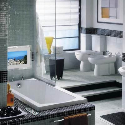 Modern fürdő - fürdő / WC ötlet, modern stílusban