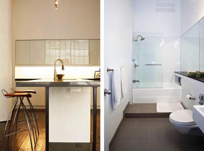 Kettő az egyben - konyha / étkező ötlet, modern stílusban