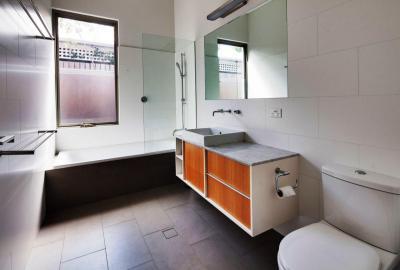 Modern fürdő - fürdő / WC ötlet, modern stílusban