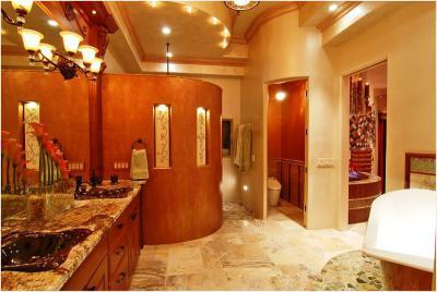 Modern fürdő - fürdő / WC ötlet, modern stílusban