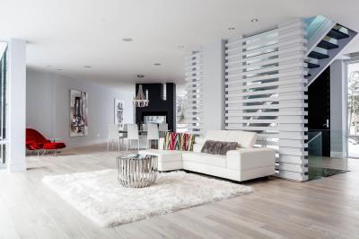 Tágas nappali - nappali ötlet, modern stílusban