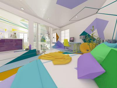 Dekoratív lakás - háló ötlet