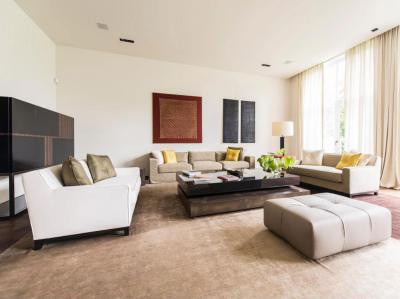 Apartman NY-ban - nappali ötlet, modern stílusban