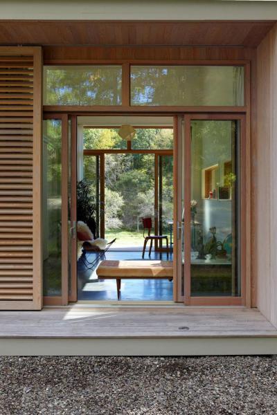 Átlátható terek - bejárat ötlet, modern stílusban