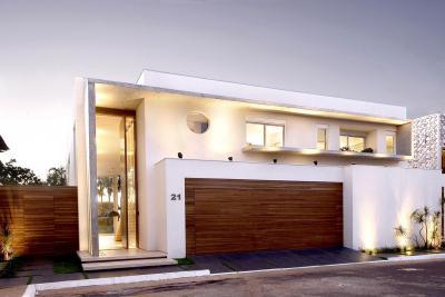 Brazil családi ház - homlokzat ötlet, modern stílusban