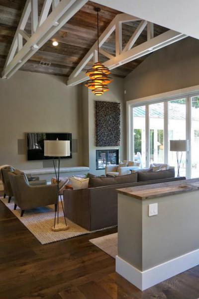 Hangulatos világítás - nappali ötlet, modern stílusban