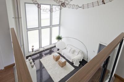 Nappali halászhálóval - nappali ötlet, modern stílusban