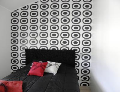 Háló geometrikus mintával - háló ötlet, modern stílusban