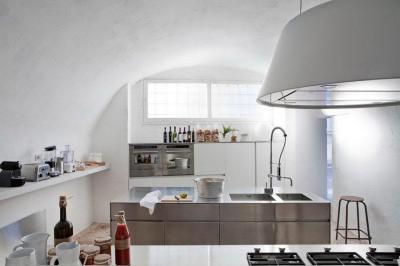 Konyha boltívvel - konyha / étkező ötlet, modern stílusban