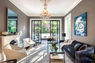 elegáns nappali - nappali ötlet, modern stílusban