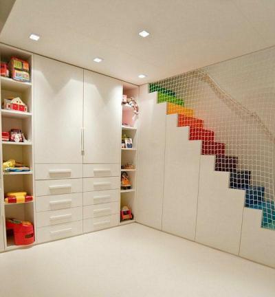 fociháló a a gyerekszobában - gyerekszoba ötlet, modern stílusban