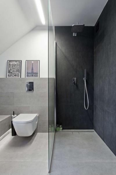 Férfias egyszerűség - tetőtér ötlet, modern stílusban