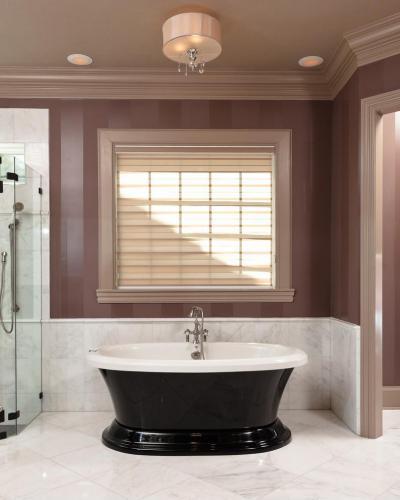 Fekete kádas fürdő - fürdő / WC ötlet