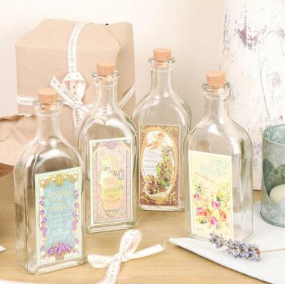 Vintage üvegcsék - fürdő / WC ötlet, klasszikus stílusban