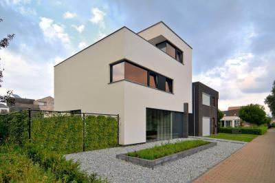 Geometrikus formák - homlokzat ötlet, modern stílusban