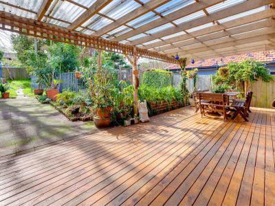 pergola46 - kert / udvar ötlet, modern stílusban