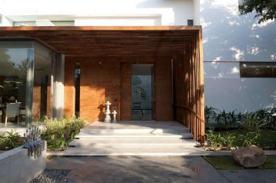 Hangulatos bejárat - bejárat ötlet, modern stílusban