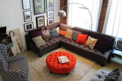 Retro és modern találkozása - nappali ötlet