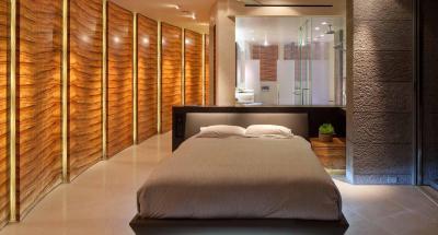 Hálószoba- burkolatvariációk - háló ötlet, modern stílusban