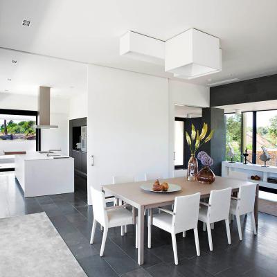 Fekete fehér konyha - konyha / étkező ötlet, modern stílusban