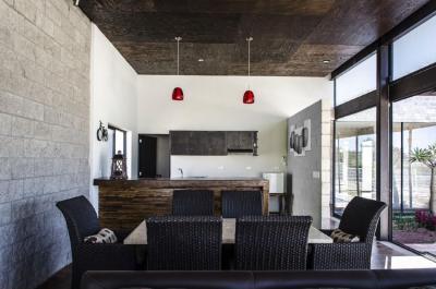 látványos konyha - konyha / étkező ötlet, modern stílusban