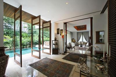 Forgatható teraszajtó - nappali ötlet, modern stílusban