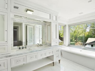 Modern fürdő - fürdő / WC ötlet, modern stílusban