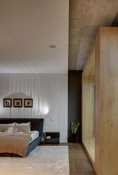 Látványos hálószoba - háló ötlet, modern stílusban