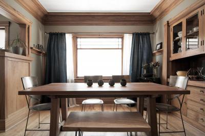 Természetközeli étkező - konyha / étkező ötlet, modern stílusban