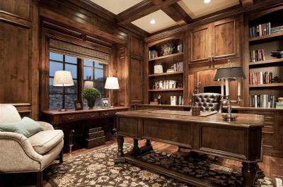 Klasszikus dolgozószoba - dolgozószoba ötlet, klasszikus stílusban