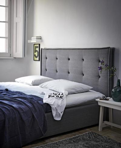 Kárpitozott ágy - háló ötlet, modern stílusban