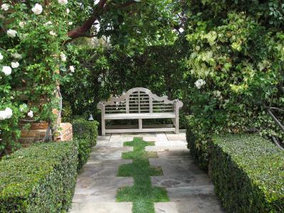 pihenő a kert végében - kert / udvar ötlet, klasszikus stílusban