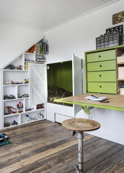 Rejtett kuckó  - gyerekszoba ötlet, modern stílusban