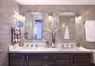 Fürdőszoba megvilágítás - fürdő / WC ötlet, modern stílusban