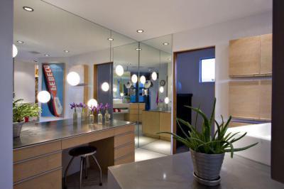 Tükörfal - belső továbbiak ötlet, modern stílusban