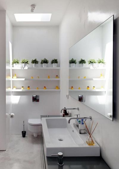Egyszerű fürdőszoba - fürdő / WC ötlet, modern stílusban