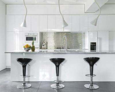 Konyhasziget állítható lámpákkal - konyha / étkező ötlet, modern stílusban