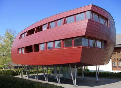 Trespa Meteon - homlokzat ötlet, minimál stílusban